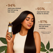 Auravedic Bhringaraj Hair Oil For Hair Fall Control Oil with Amla Mahabhringraj Oil For Hair Growth Serum For Scalp 100 ML Ayurvedic Hairoil