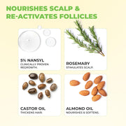 Avimee Herbal Keshpallav Hair Oil for Hair Growth | For Both Men & Women | Helps to reduce Hair Fall | With Rosemary, Castor, Amla, Coconut and Bhringraj Oil | Mineral Oil Free | 100 ml