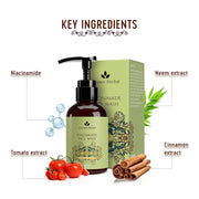 Avimee Herbal Niacinamide Face Wash | For Daily Hydration and Nourishment | For Men and Women | 100 mL