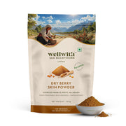 Wellwith by Ayuzera Himalayan Sea Buckthorn Berries Powder, 100g | Rich in Omega 3, 6, 7, 9 | Collagen, Fiber, Omegas, Vitamin C, Vitamin E | Dry Sea Buckthorn Berry Powder (100, Grams)
