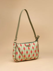 Anouk Women Ethnic Motifs Printed Structured Shoulder Bag (MT)