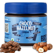 BREAKCAGE Vegan Hazelnut Chocolate Spread 200g | Sugar-Free Healthy Chocolate Spread with Roasted Hazelnuts for Kids and Adults | No Palm Oil, No Preservatives, Dairy-Free