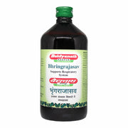 Baidyanath Asli Ayurved Bhringrajasava 450 ml |Multi-Benefit Ayurvedic Formula | Ayurvedic Ingredients Bhringraj Asav for Hair Growth, Liver, Cough Relief and Blood Purification