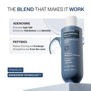 Bare Anatomy Anti Hair Fall Shampoo | 5x Hair Fall Control & Growth |Contains Biotin Adenosine, & Peptides|Paraben & SLS Free | For All Hair Types | For Women & Men | 250ml