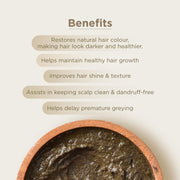 Indus Valley 100% Pure Bhringraj Powder for Hair Growth Natural & Preservative-Free Ideal for Hair Oil, Masks & DIY Packs for Strong Shiny Hair (100g)