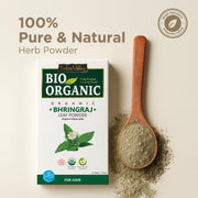 Indus Valley 100% Pure Bhringraj Powder for Hair Growth Natural & Preservative-Free Ideal for Hair Oil, Masks & DIY Packs for Strong Shiny Hair (100g)