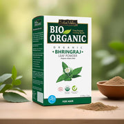 Indus Valley 100% Pure Bhringraj Powder for Hair Growth Natural & Preservative-Free Ideal for Hair Oil, Masks & DIY Packs for Strong Shiny Hair (100g)
