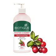 Biotique Winter Cherry Rejuvenating Body Lotion | Moisturizes and Hydrates the Skin | Prevents Ageing, Wrinkles and Dark Spots| 100% Botanical Extracts| Suitable for All Skin Types