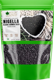 Bliss of Earth Certified Organic Black Cumin Kalonji Seeds, Nigella Seeds, 250GM