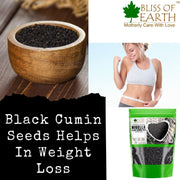 Bliss of Earth Certified Organic Black Cumin Kalonji Seeds, Nigella Seeds, 250GM