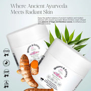 Blossoms & Extracts | Bloom & Glow Ayurvedic Face Cream | Turmeric, Kumkumadi & Sage | Brightening & Age-Defying | For Daily Skincare Routine