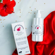 Blossoms & Extracts | Bounce & Smooth Ayurvedic Shampoo | Argan Oil, Fenugreek & Hibiscus | Frizz Control & Hair Strength | For Weak & Dandruff-Prone Hair