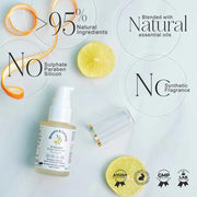 Blossoms & Extracts | Bright & Bloom Ayurvedic Face Serum | Orange Peel, Lemon & Goji Berry | Skin Brightening & Even Tone | For Dull & Pigmented Skin