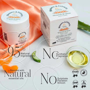 Blossoms & Extracts | Nourish & Glow Ayurvedic Face Cream | Bakuchi Oil, Mandarin & Hemp Seed Oil | Skin Repair & Radiance Boost | For Normal to Dry Skin