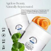 Blossoms & Extracts | Youth & Glow Ayurvedic Age-Defying Cream | Gotukola, Orange Peel & Glycolic Acid | Anti-Aging & Firming | For Mature & Dull Skin