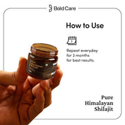 Bold Care Himalayan Shilajit Resin - Pure & Authentic, 10 gm (Pack of 1)