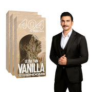 404 by Bold Care Super Ultra Thin Flavored Condoms For Men | 60 Microns | Intense Fit with a Barely There Feel | With Disposable Pouches