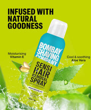 Bombay Shaving Company Sensi Hair Removal Spray - 200g | Painless & Irritation Free Spray (200 ml) | For Chest, Arms, Underarms & Legs | Pleasant Smell | Hair Removal Cream Spray