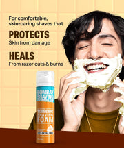Bombay Shaving Company Charcoal Shaving Foam for Men, 425g (43% Extra) | More than 100 shaves | Activated Charcoal and Moroccan Argan Oil || Prime Exclusive Foam