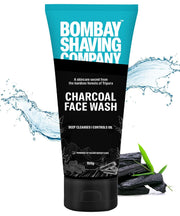 Bombay Shaving Company Cool Detox Face Wash for Men | Activated Charcoal & Menthol Beads | Deep Cleaning, Exfoliation & Instant Cooling | Removes Dirt & Pollution | 100g