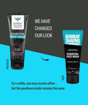 Bombay Shaving Company Cool Detox Face Wash for Men | Activated Charcoal & Menthol Beads | Deep Cleaning, Exfoliation & Instant Cooling | Removes Dirt & Pollution | 100g