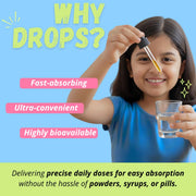 Brainify Drops for Kids | 2-16 Years | 30ml | Brahmi + Shankhpushpi + Vacha | 7 Time-Tested Natural Herbs Formulation | No Added Sugar & Preservatives