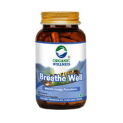 Organic Wellness Immunity & Respiratory Care Combo – Breath Well, Moringa & Turmeric Capsules (90 Veg Capsules Each) with Chyawanprash 350g | Herbal Ayurvedic Supplement for Lung Health, Immunity & Overall Wellness