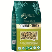 Brijbooti Gokhru Chota 100 Gr - Tribulus Terrestris Seeds - Small Caltrops | FSSAI, GMP, ISO Certified