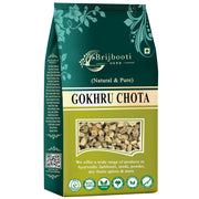 Brijbooti Gokhru Chota 100 Gr - Tribulus Terrestris Seeds - Small Caltrops | FSSAI, GMP, ISO Certified