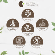 CARMEL ORGANICS Herbal Face Mask Powder 100gm – Blend of 8 Natural Herbs for Glowing Skin, Detox, and Nourishment – All-Natural Skincare Formula, No Added Preservatives
