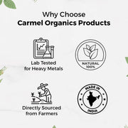 CARMEL ORGANICS Herbal Face Mask Powder 100gm – Blend of 8 Natural Herbs for Glowing Skin, Detox, and Nourishment – All-Natural Skincare Formula, No Added Preservatives