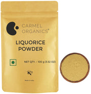 CARMEL ORGANICS Liquorice Root Cut 200 Grams Mulethi/Yashtimadhu, Glycyrrhiza Glabra, For Health, Skin and Hair Care, Atimadhuram/Athimadhura, No Added Preservatives