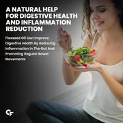 Carbamide Forte Cold Pressed Flaxseed Oil 500ml with 11500mg Omega 3 6 9 per Serving for Eating, Skin & Hair Growth - Vegetarian Oil