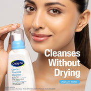 Cetaphil Foaming Face Wash, Gentle Foaming Cleanser For All Skin Types - 236 Ml| Foaming Face Wash With Vitamin E, B5| Dermatologist Recommended| Paraben, Sulphate Free