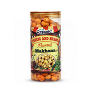Oh So Organic Makhana Cheese & Herbs Flavored – 87g | Roasted Fox Nuts | Healthy Crunchy Snack