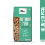 Chef Urbano Gluten Free Multi Veggie Fusilli Pasta 250 Gms| No Maida | No Wheat | No Transfat | Healthy Pasta | High Fibre | High Protein