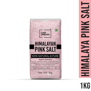 Chef Urbano Himalayan Pink Salt 1 kg | 100% Pure & Natural | Mineral Rich Salt | Low Sodium | Packed with 84 Minerals