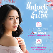 Chicnutrix Glow Glutathione Effervescent Tablets with Vitamin C |Japanese Glutathione 500mg For Radiant, Even-Toned and Glowing Skin | Sugar-Free| Strawberry Lemon Flavour | 10 Tablets