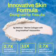 Chicnutrix Marine Collagen Supplements Powder for Women & Men | 8000mg Japanese Marine Collagen Peptides, AstaReal Astaxanthin | Zero Sugar, Fast Absorption & No Fishy Aftertaste | Lemonade Flavour