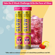 Glow – Glutathione Tablets for Skin Glow & Even-Toned Skin - Strawberry & Lemon