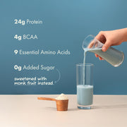 Cosmix No-Nonsense Plant Protein | 24 Protein/Serve, 500g Pouch | Coconut Peppermint| Plant Based Protein, Pea & Rice Isolate | Clean, Easy to Digest | All Essential Amino Acids