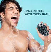 Bombay Shaving Company Charcoal Massage Soap (Pack of 3) - 300g | Activated Bamboo Charcoal, Aloe Ve