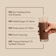 Cosmix No-Nonsense Plant Protein | 24 Protein/Serve, 500g Pouch | Indonesian Cacao (Chocolate) | Plant Based Protein, Pea & Rice Isolate | Clean, Easy to Digest | All Essential Amino Acids