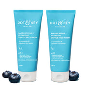 DOT & KEY Barrier Repair + Hydrating Gentle Face Wash With Probiotic | Ceremide Face Wash | For Dry Skin,Normal Skin & Sensitive Skin | Gently Cleanses Skin From Dirt & Oil For Unisex,100Ml