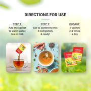 Dabur Honitus Hot Sip: 100% Ayurvedic Kadha | Provides Instant Relief from Cough and Cold (4gm*Pack of 30 Sachets)