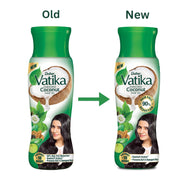 Dabur Vatika Enriched Coconut Hair Oil - 275 ml | For Strong, Thick & Shiny Hair | Controls Dandruff | Prevents Dull & Damage | Good for Scalp Health | Enriched with 10 Herbs