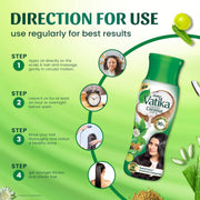Dabur Vatika Enriched Coconut Hair Oil - 275 ml | For Strong, Thick & Shiny Hair | Controls Dandruff | Prevents Dull & Damage | Good for Scalp Health | Enriched with 10 Herbs