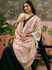 Sangria Ethnic Motifs Woven Pashmina Winter Shawl view 21
