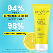 Dot & key lime rush face wash 100ml