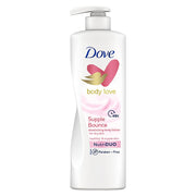 Dove Body Love Supple Bounce Body Lotion for Dry Skin 48Hrs Moisturisation|| Paraben Free|| with Plant based Moisturiser|| For Supple Healthy Skin 400ml